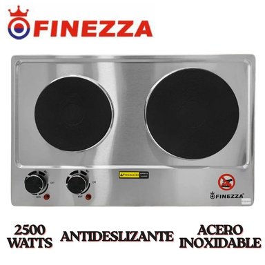 COCINA ELÉCTRICA FINEZZA FZ-320H2CE 2 HORNILLAS DE MESA