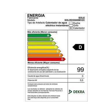 RAPIDUCHA SOLE IMAGINE TEMP-PRO 5500W SOLRD5500IMV2C - 6