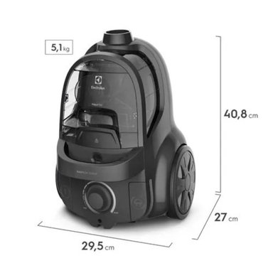 ASPIRADORA CICLÓNICA 2200W EASYBOX EAS41 CON BOQUILLA PET ELECTROLUX - 2