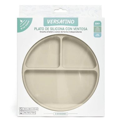 PLATO DE SILICONA CON VENTOSA VERSATINO
