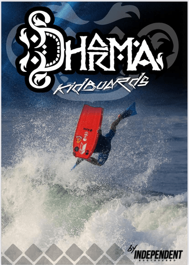 BODYBOARD DHARMA 28 PULGADAS AZUL Y AMARILLO