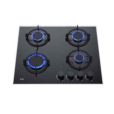 ENCIMERA VIDRIO TEMPLADO GLP/GN SOLE 4 HORNILLAS 60CM - 2