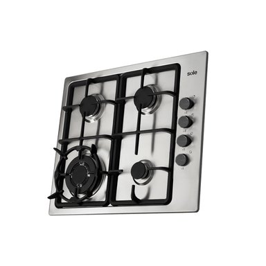 ENCIMERA ACERO INOXIDABLE GLP/GN SOLE 4 HORNILLAS 58CM CWOK - 2