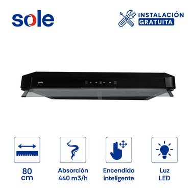 CAMPANA EXTRACTORA SOLE 80 CM TOUCH GAIA