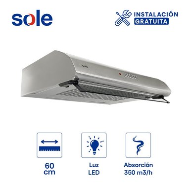 CAMPANA EXTRACTORA SOLE 60 CM ATENEA