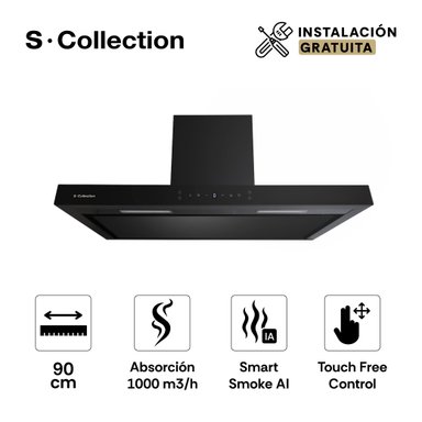 CAMPANA EXTRACTORA S-COLLECTION 90 CM DECORATIVA STILUX