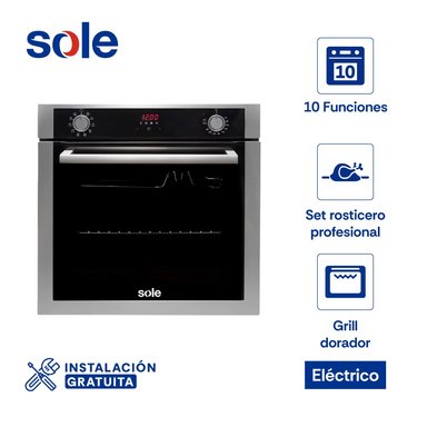 HORNO ELÉCTRICO SOLE EMPOTRABLE 73 L PREMIUM