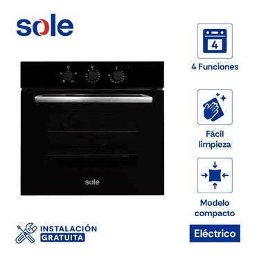 HORNO ELÉCTRICO SOLE EMPOTRABLE 57 L COMPACT