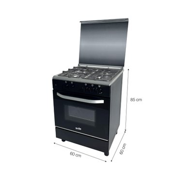 COCINA DE PIE GLP/GN SOLE 4 QUEMADORES 60 CM CARTAGENA - 8