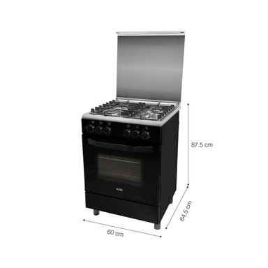 COCINA DE PIE GLP/GN SOLE 4 QUEMADORES 60 CM BAHAMAS - 6
