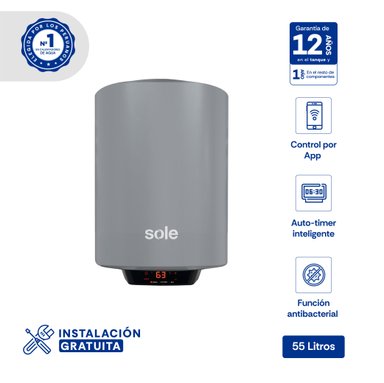 TERMA ELÉCTRICA 55 L SOLE GENIUS WIFI
