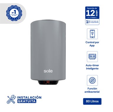 TERMA ELÉCTRICA 80 L SOLE GENIUS WIFI