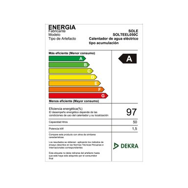 TERMA ELÉCTRICA 50 L SOLE ELITE - 6