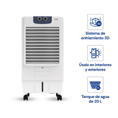 ENFRIADOR DE AIRE SOLE RAPIFRESCO ULTRA COOL PRO 20 L
