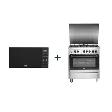 COMBO COCINA DE PIE BALI 5H Y MICROONDAS 3 EN 1 MULTIFUNCIONES 21L - 1