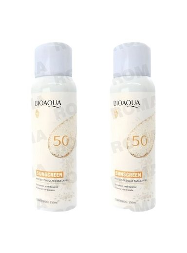 PACK 2 BLOQUEADOR SOLAR DE ARROZ SPRAY 150ML BIOAQUA - 1