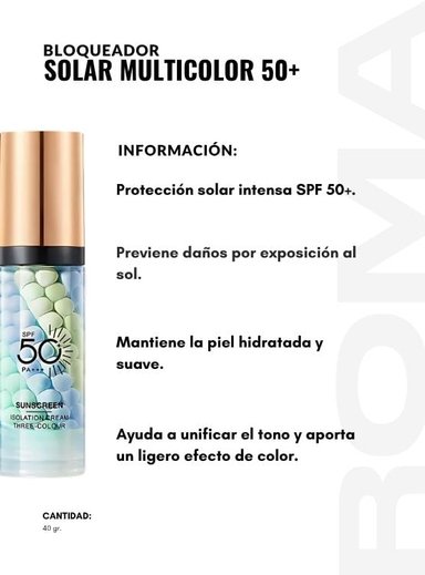 PACK 2 BLOQUEADOR SOLAR MULTICOLOR 40G BIOAQUA - 2