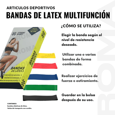 BANDAS DE LATEX MULTIFUNCION - 3
