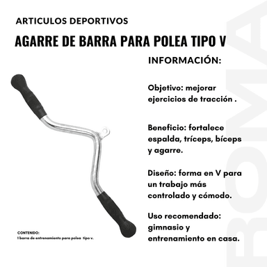 AGARRE DE BARRA PARA POLEA TIPO V - 2