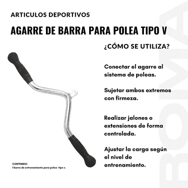 AGARRE DE BARRA PARA POLEA TIPO V - 3