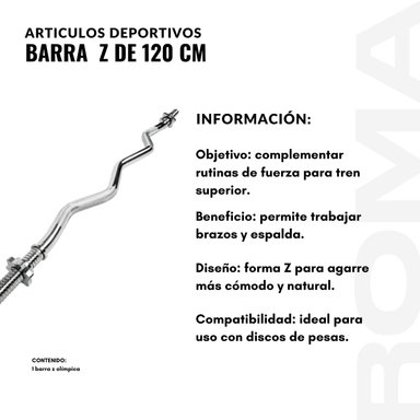 BARRA Z DE 120 CM - 3