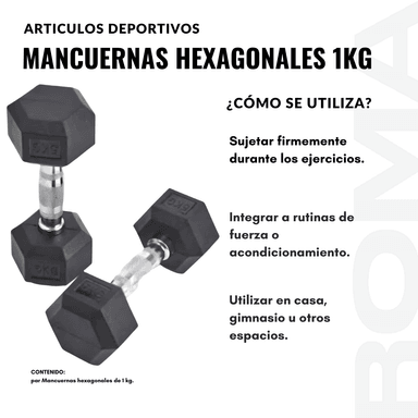 MANCUERNAS HEXAGONALES 1KG - 3