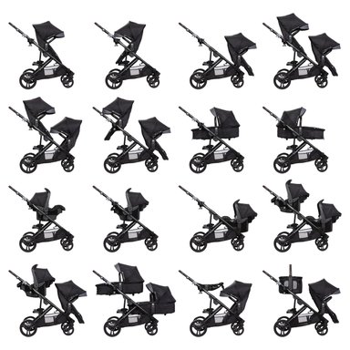 COCHE TRAVEL SYSTEM MORPH SINGLE TO DOUBLE MADRID TAN HASTA 22 KG - 3