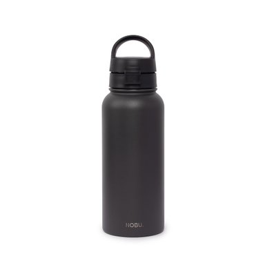 BOTELLA TÉRMICA ACERO INOXIDABLE 1,000ml NOBU | BEBIDAS FRÍAS Y CALIENTES POR HORAS | ANTIDERRAMES - ACTIVE BOTTLE FLEX ONIX