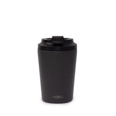 VASO TÉRMICO ACERO INOXIDABLE 350ml NOBU | BEBIDAS FRÍAS Y CALIENTES POR HORAS | ANTIDERRAMES - THE CUP ONIX