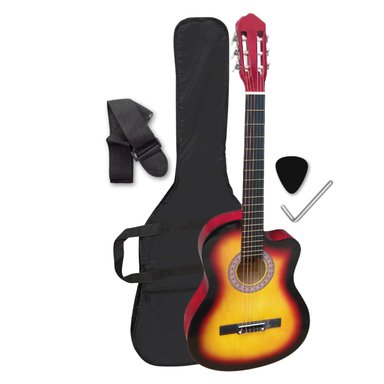 GUITARRA ACÚSTICA CLÁSICA ESTÁNDAR NYLON COLOR SUNBURST - 2