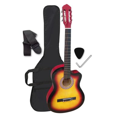 GUITARRA ACÚSTICA CLÁSICA ESTÁNDAR NYLON COLOR SUNBURST - 3