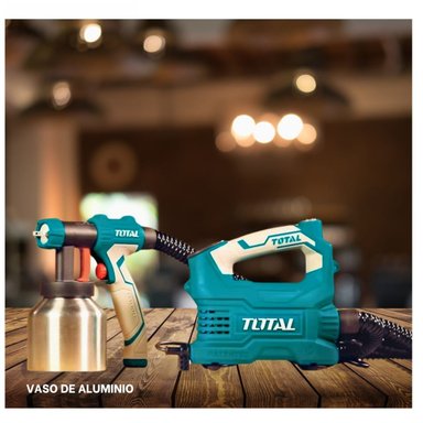PISTOLA PARA PINTAR ELECTRICA 550W INDUSTRIAL EMBASE DE METAL TOTAL TSGLI20042 - 6