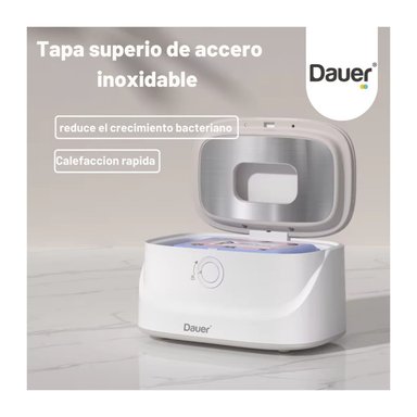 CALENTADOR DE TOALLITAS HUMEDAS DAUER PARA BEBE CON LUZ NOCTURNA - 3