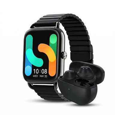 HAYLOU SMARTWATCH  RS4 PLUS (LS11)- NEGRO + HAYLOU AUDIFONO BT GT1 - 1
