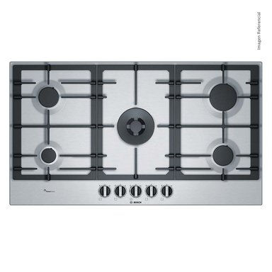 ENCIMERA EMPOTRABLE A GAS BOSCH 5 QUEMADORES PCR9A5B90