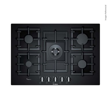 ENCIMERA EMPOTRABLE A GAS BOSCH 5 QUEMADORES PPQ7A6B90
