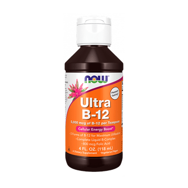 SUPLEMENTOS NOW FOODS ULTRA B12 5,000 MCG LÍQUIDA - 1