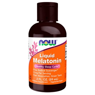 MELATONINA LIQUIDA 3 MG - NOW