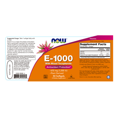VITAMINA E1000 UI TOCOFEROLES MIXTOS - 2