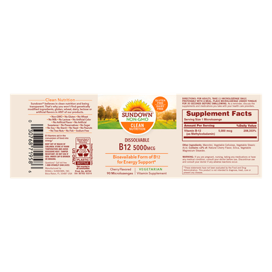 VITAMINA B-12 5000MCG SUBLINGUAL - 2