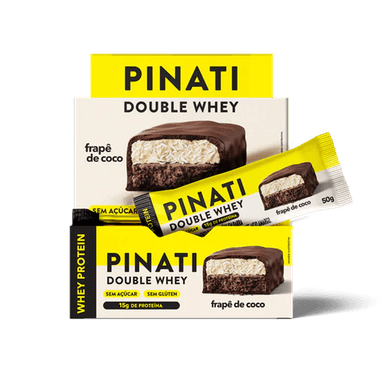 PINATI DOUBLE WHEY FRAPPE DE COCO - PACK 12 UDS.