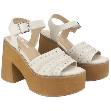 SANDALIAS CHALADA MUJER 45-WAKE-1 BLANCO - 2