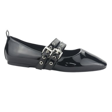 BALLERINA CHALADA MUJER MIU-3 V NEGRO CASUAL - 1