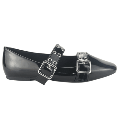 BALLERINA CHALADA MUJER MIU-7 NEGRO CASUAL - 1