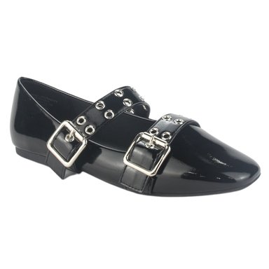 BALLERINA CHALADA MUJER MIU-7 NEGRO CASUAL - 2