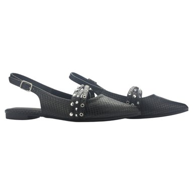 BALLERINA MUJER  CHALADA MARIS-8 NEGRO CASUAL - 3