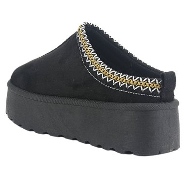 PANTUFLA CHALADA MUJER PINGUIH-3 NEGRO COMFORT - 4