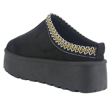 PANTUFLA CHALADA MUJER PINGUIH-3 NEGRO COMFORT - 4