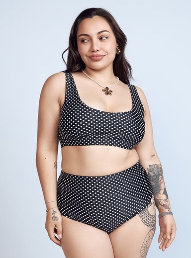 ROPA DE BAÑO MUJER MISS LADY MALIBU CON LUNARES - 1