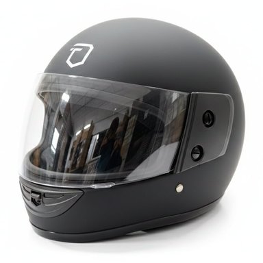 CASCO MOTO FUTUR CLASSIC NEGRO - 1